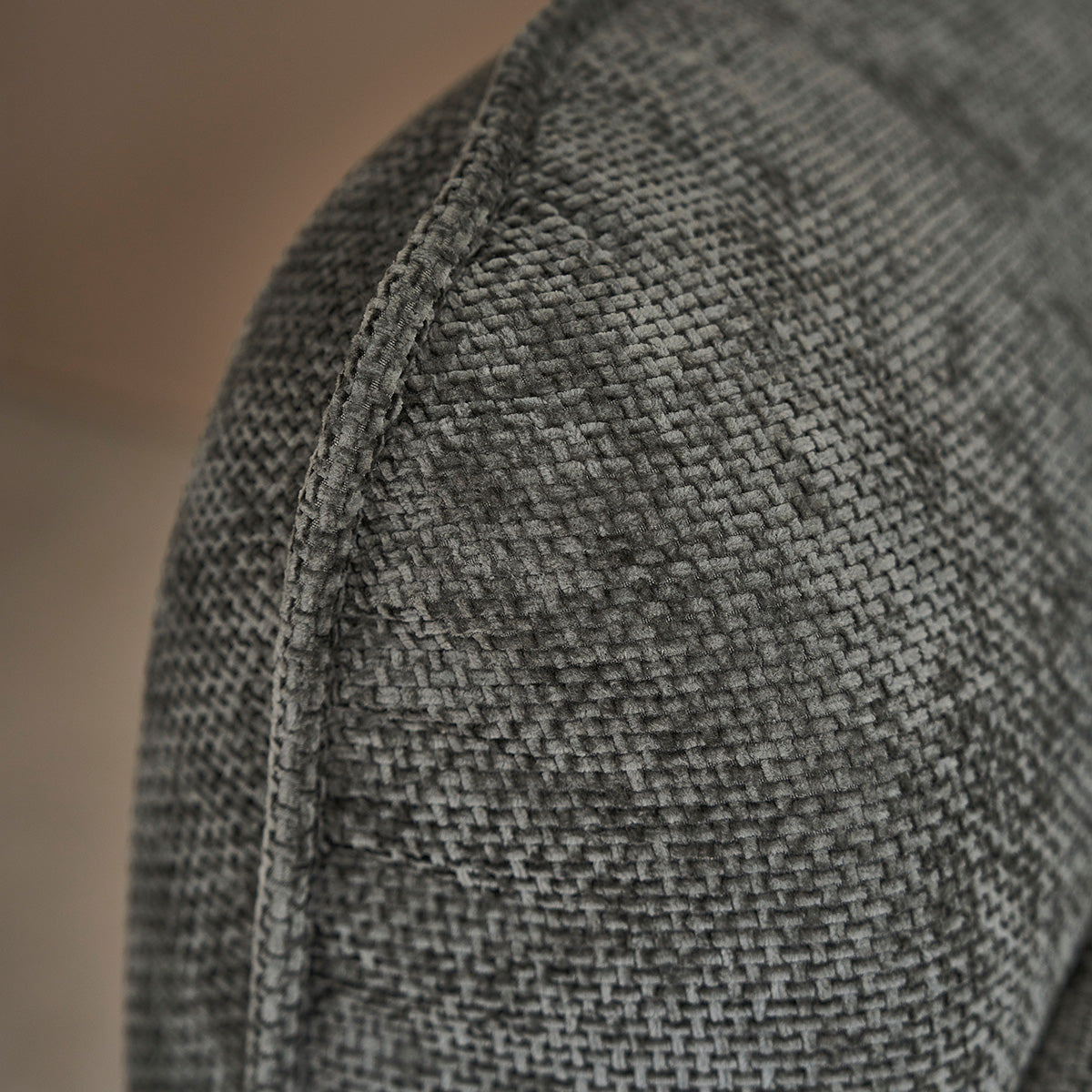 HECTOR - Gerades 3-Sitzer-Sofa aus grünem gewebtem Samt