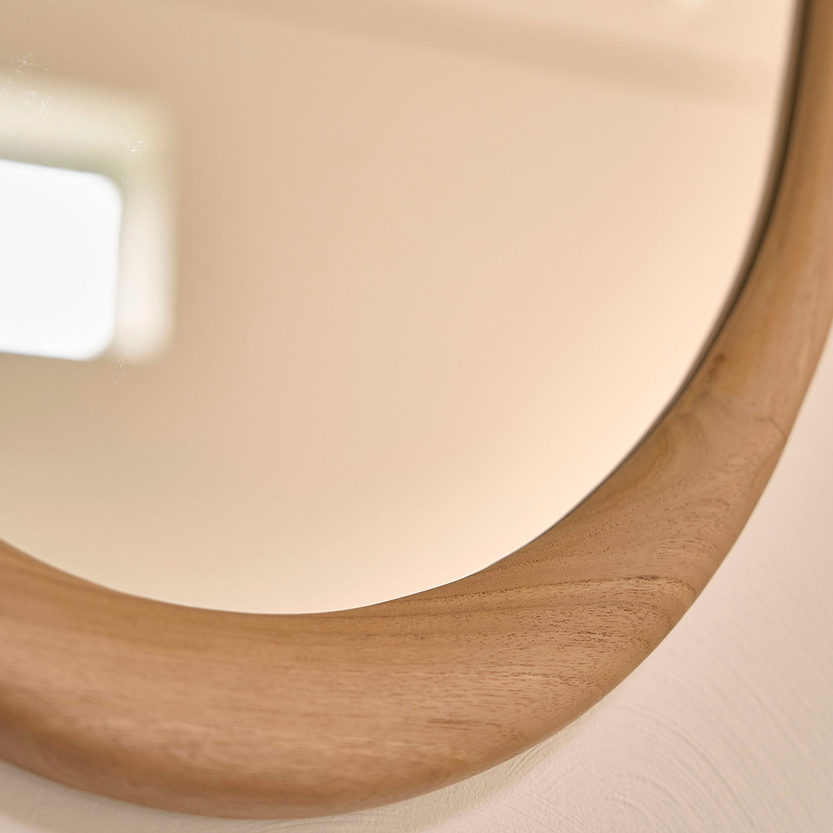 BELIZE - Spiegel aus massivem Teakholz 90x60 cm