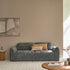 Gerades 3-Sitzer-Sofa aus grünem gewebtem Samt