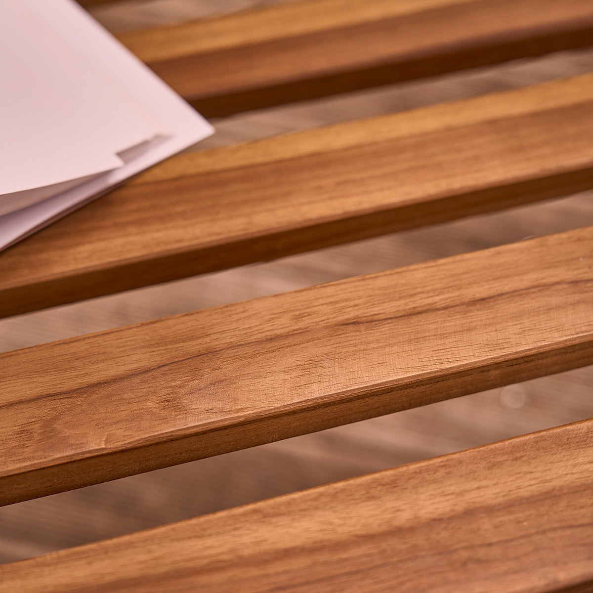 BALI - Gartenbank aus massivem, geöltem Teakholz 150 cm