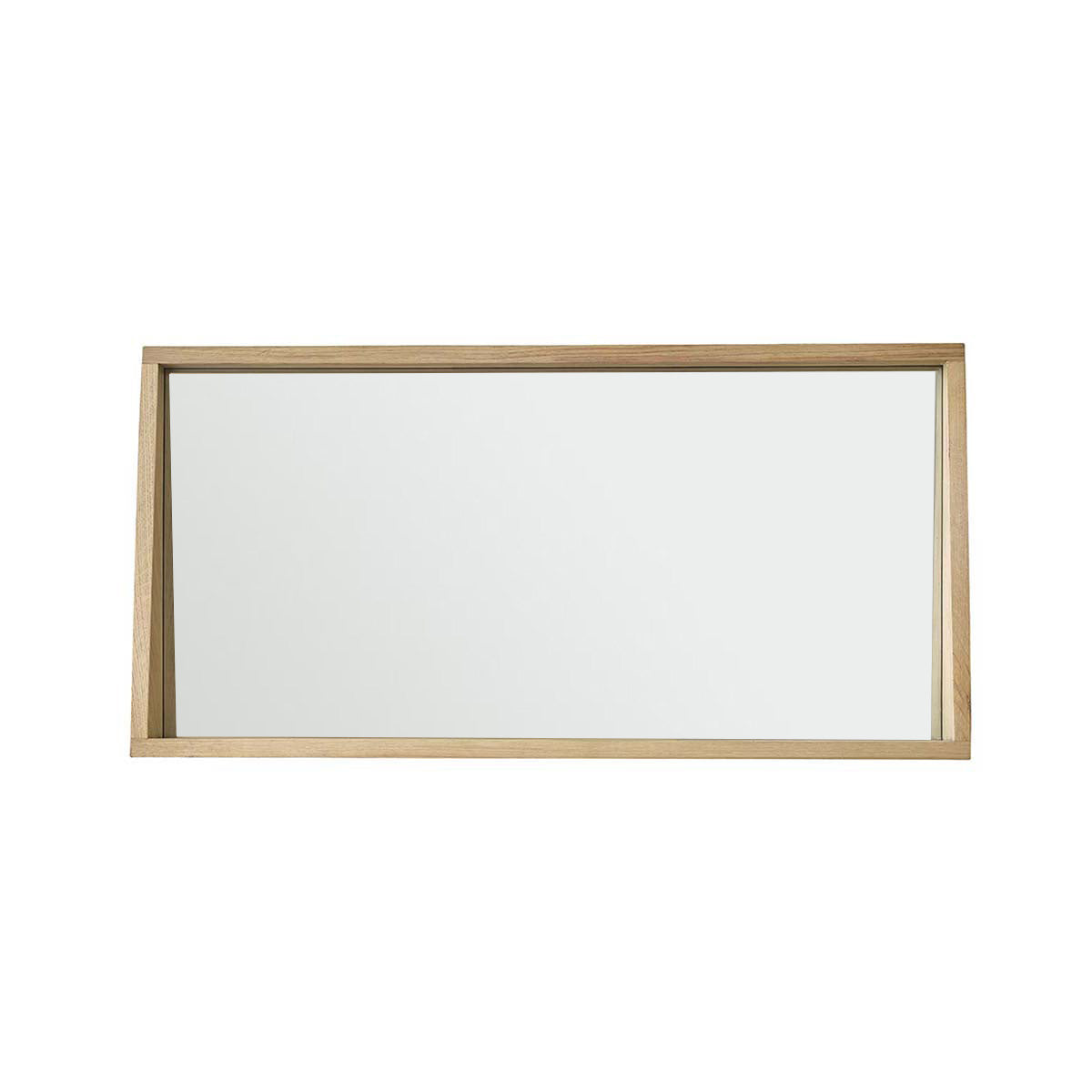 MARGAUX - Rechteckiger Spiegel aus massiver Eiche 100x50 cm
