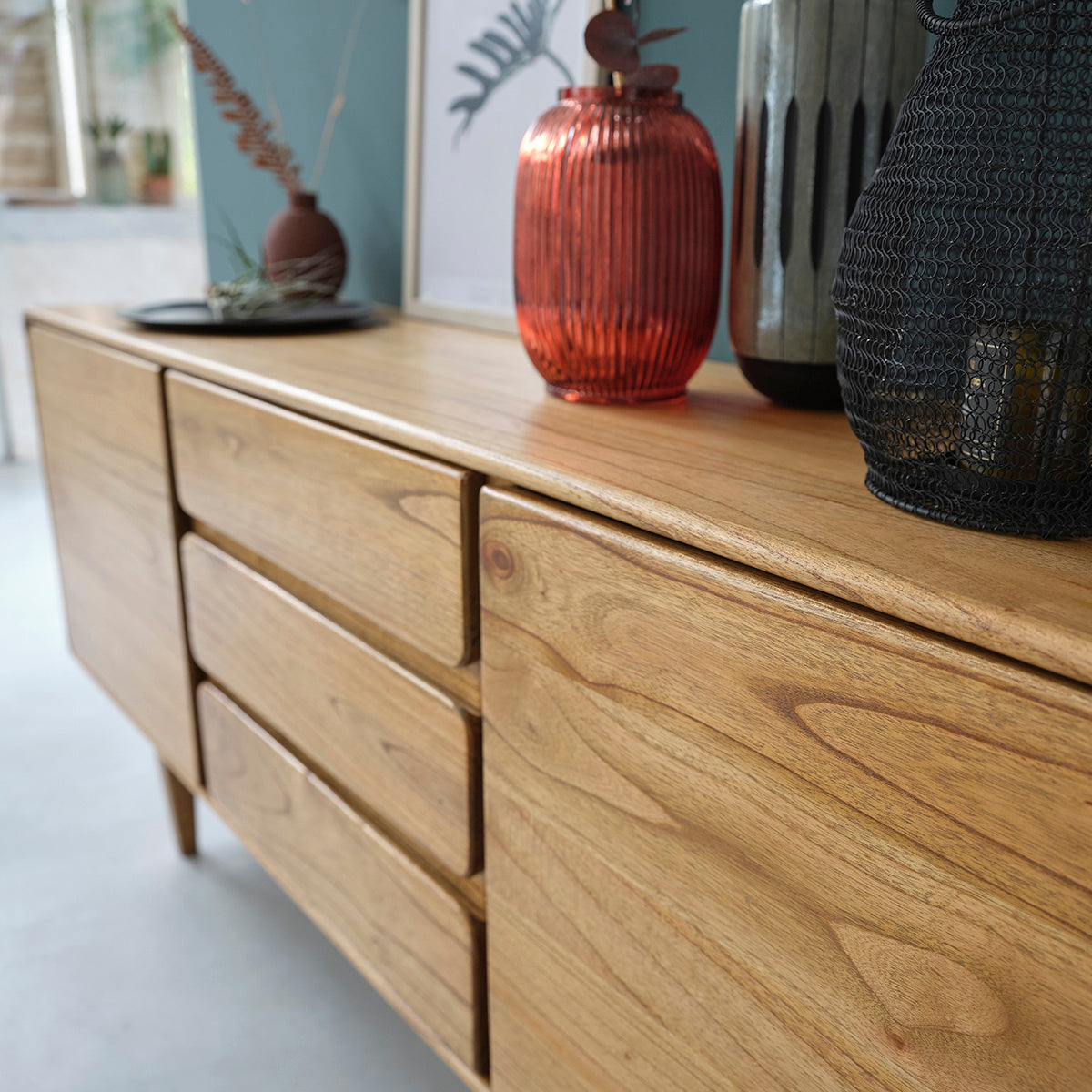 LISON - Sideboard aus Vintage-Mindiholz 180 cm