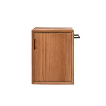 Hängendes Handwaschbecken aus massivem Teakholz 35 cm