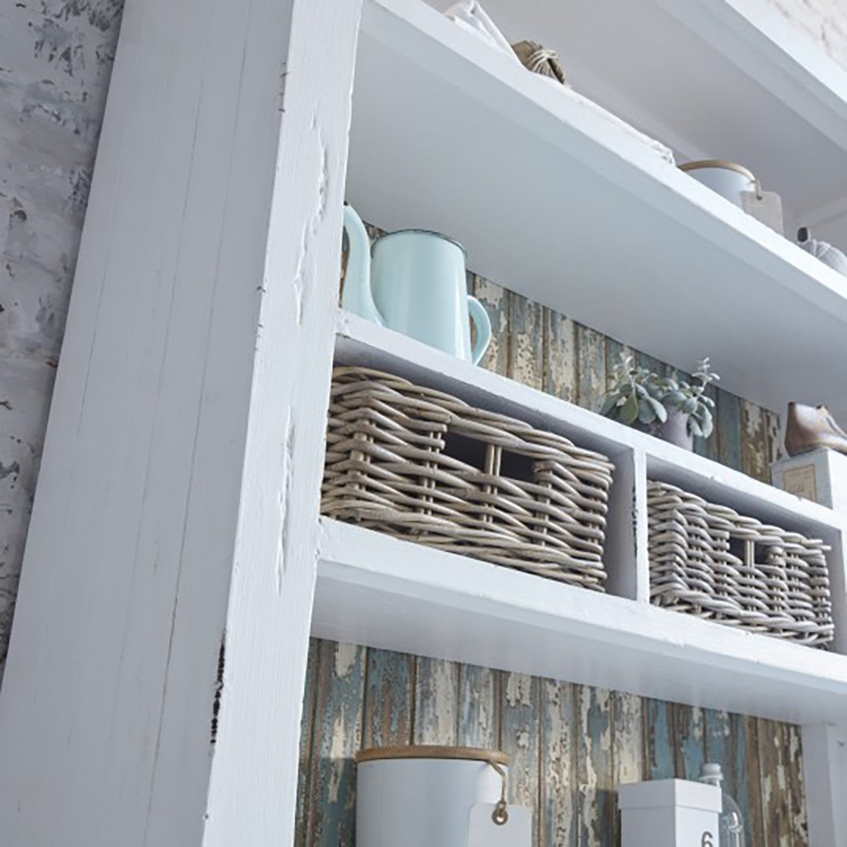 ATLANTIC - Bücherregal aus recyceltem Massivholz 125 cm