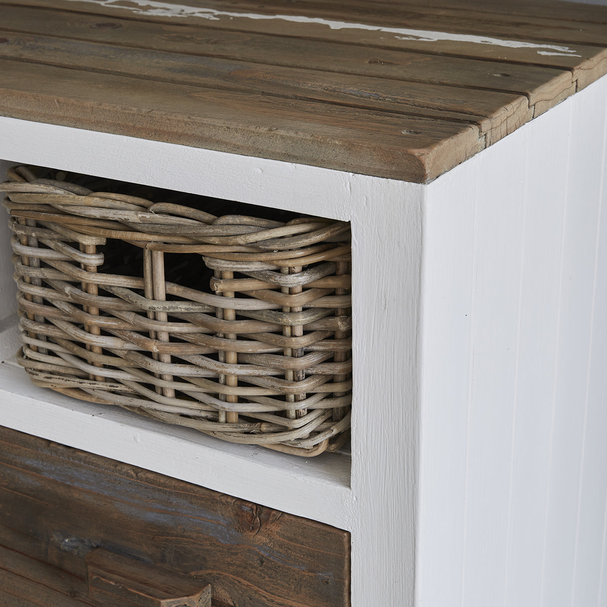 HONFLEUR - Kommode aus recyceltem Massivholz 80 cm