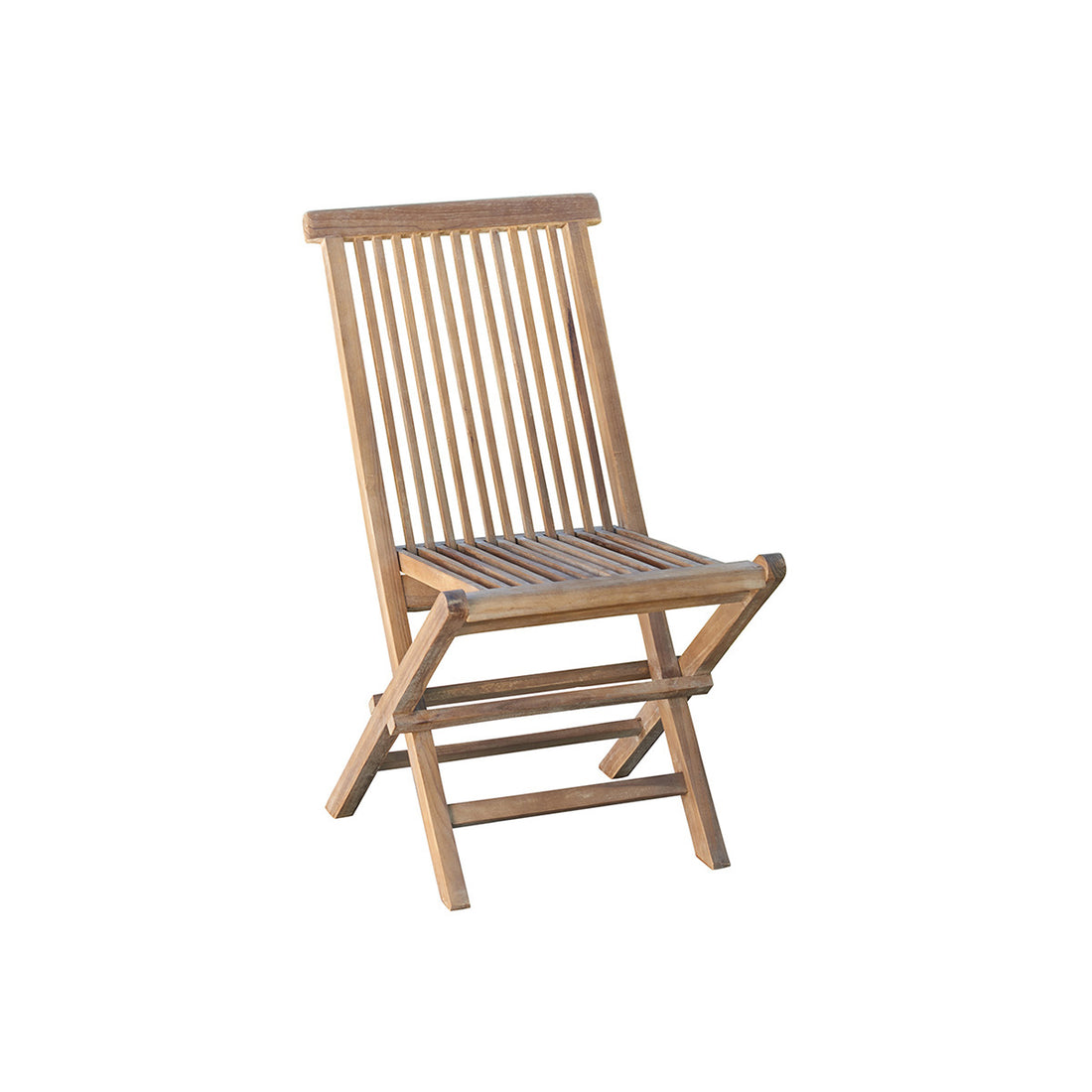 BALI - Klappbarer Gartenstuhl aus massivem, geöltem Teakholz