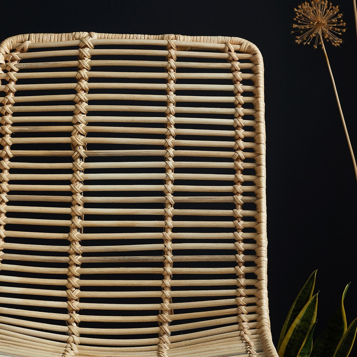 BOHEMA - Set aus 2 Stühlen aus Rattan und Metall