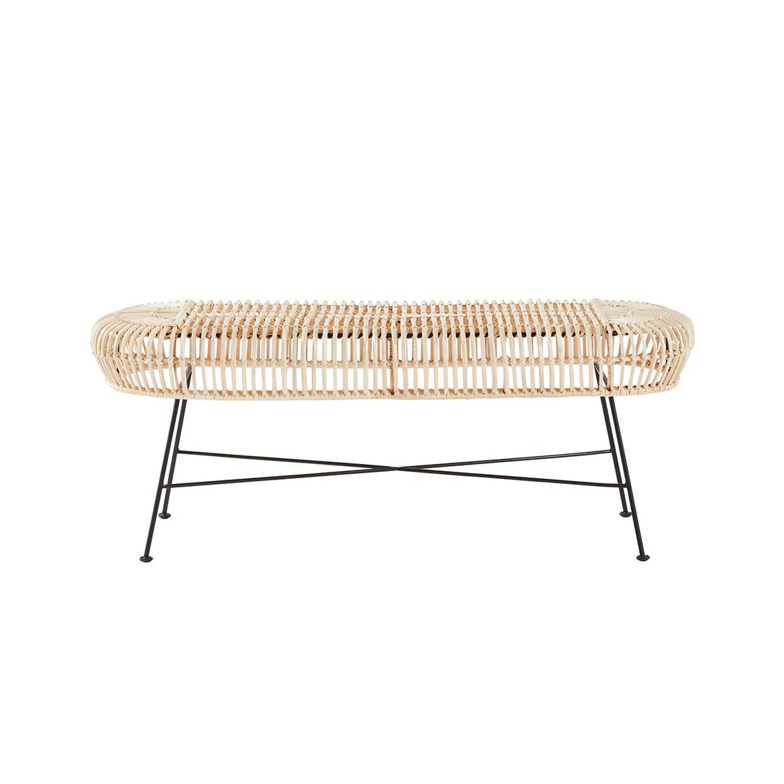 BOHEMA - Bank aus Rattan und Metall