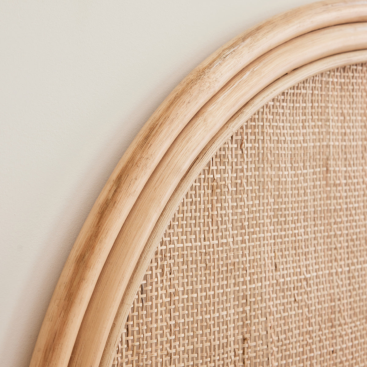 JANE - Kopfteil aus Rattan und Rohrgeflecht 90 cm