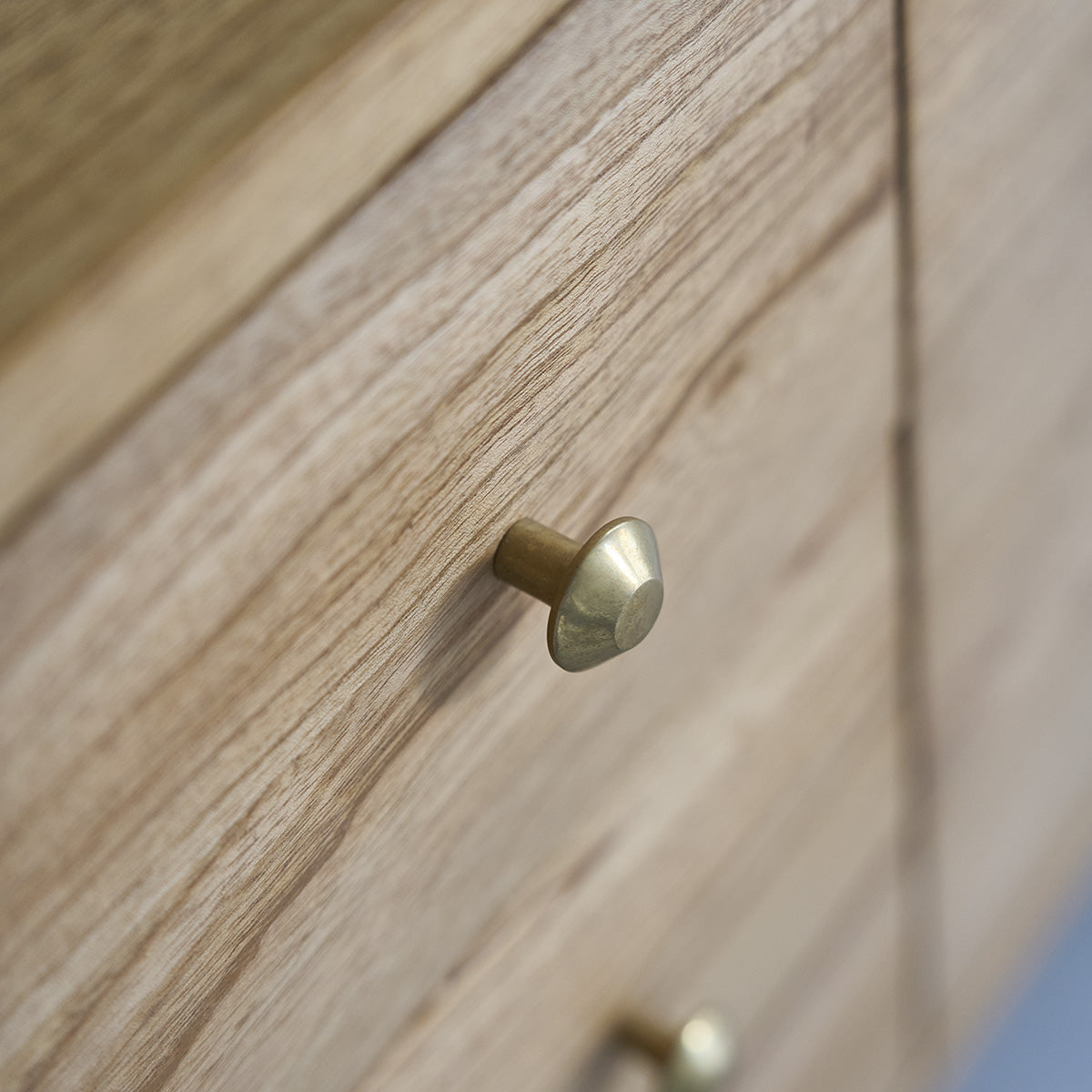 FIFTIES - Waschtischunterschrank aus massivem Mindi 100 cm