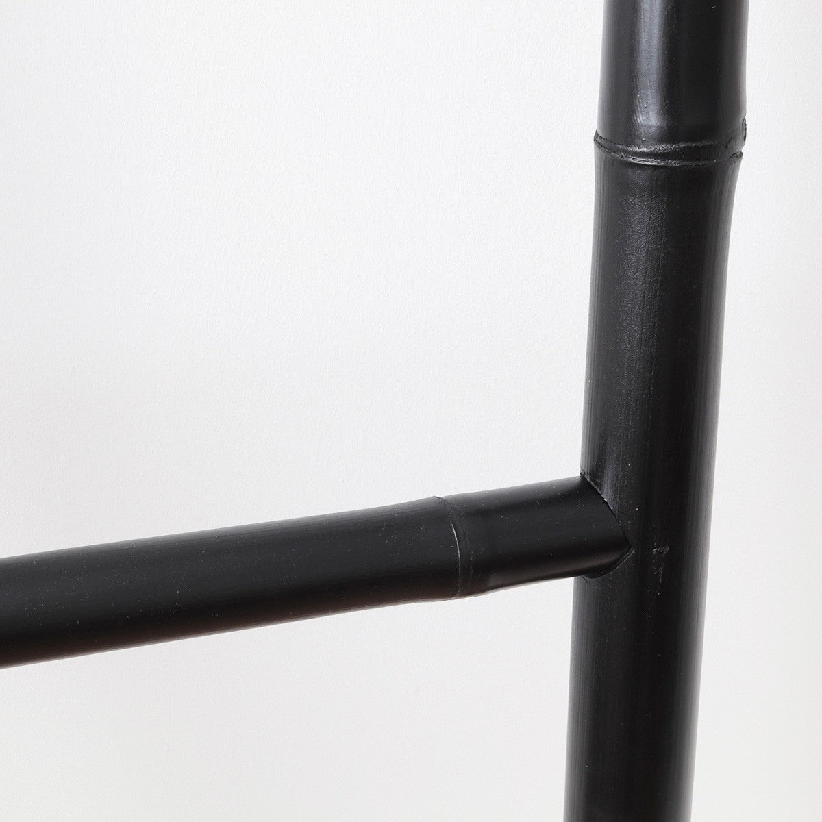 CLARA - Handtuchhalter - Leiter BAMBOU schwarz