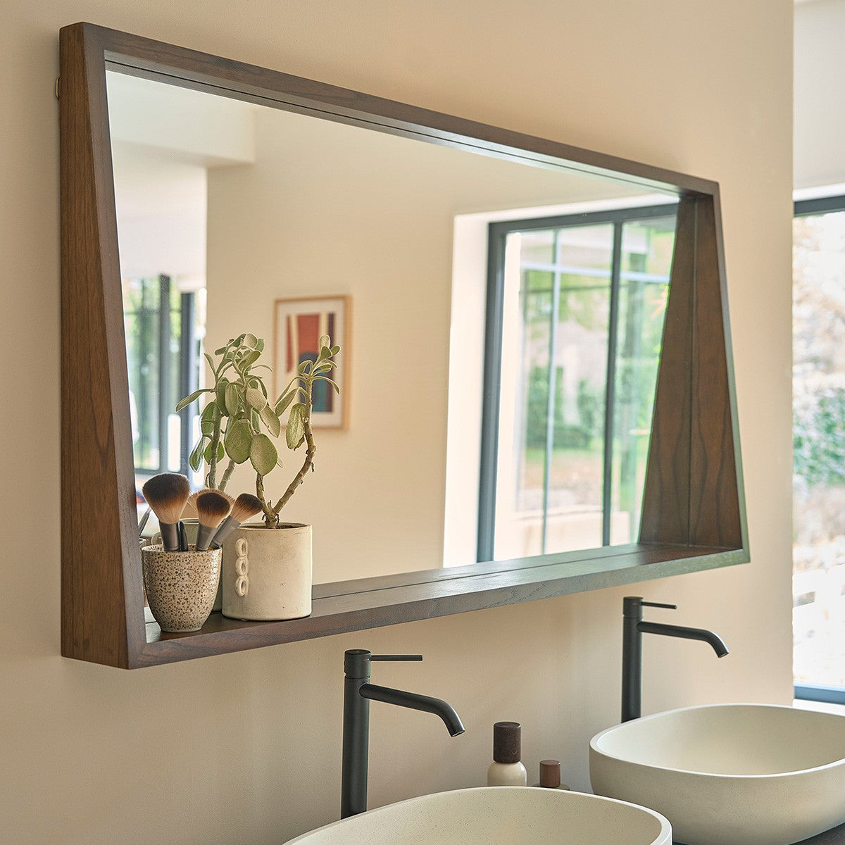 VINTAGE - Spiegel aus massivem Mindi 135x67 cm