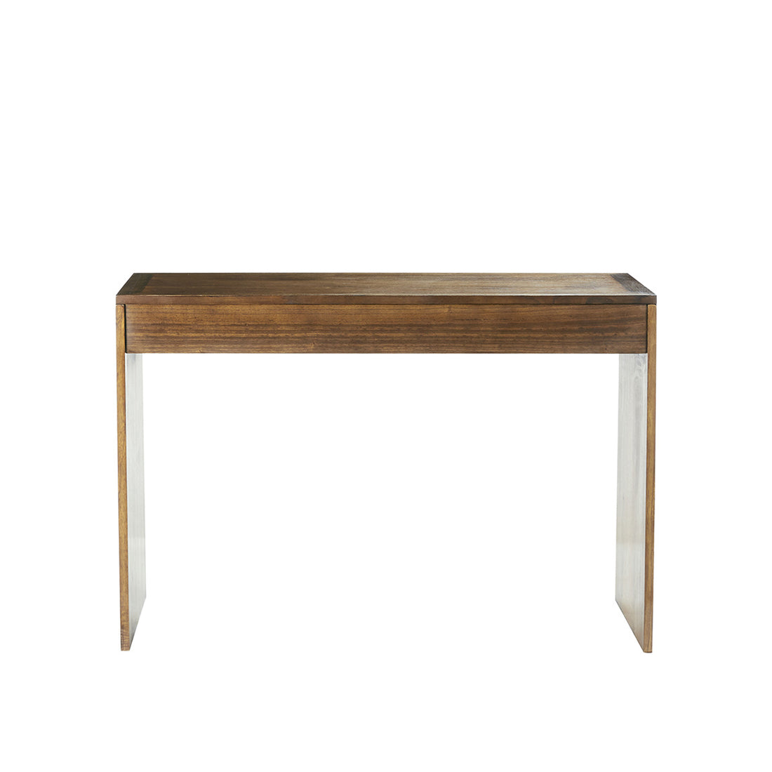 MILO - Konsole aus massivem Mindi in Walnuss-Finish 120 cm