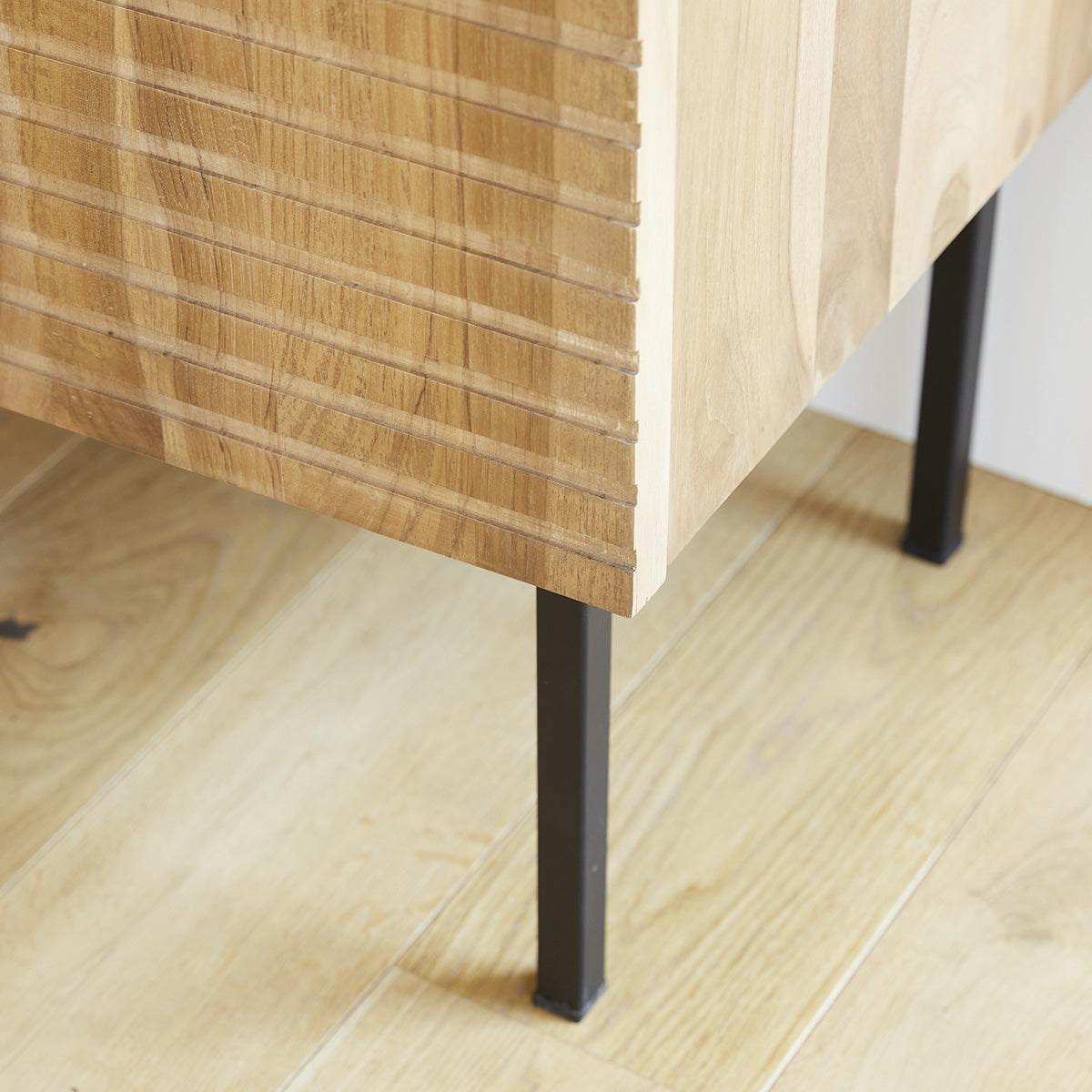 PORTLAND - Buffet aus massivem Teakholz 120 cm