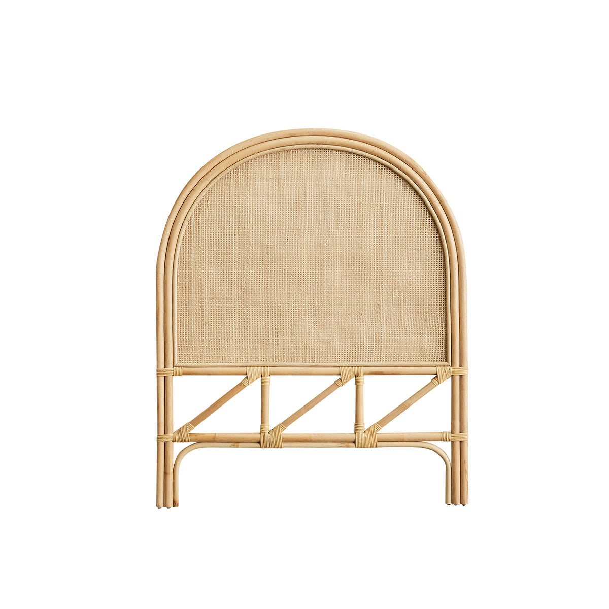 JANE - Kopfteil aus Rattan und Rohrgeflecht 90 cm