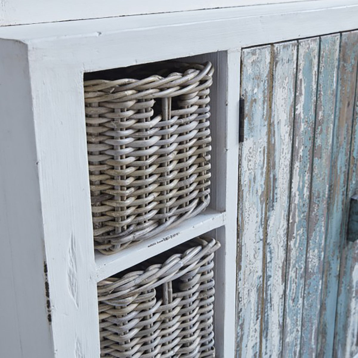 ATLANTIC - Bücherregal aus recyceltem Massivholz 125 cm