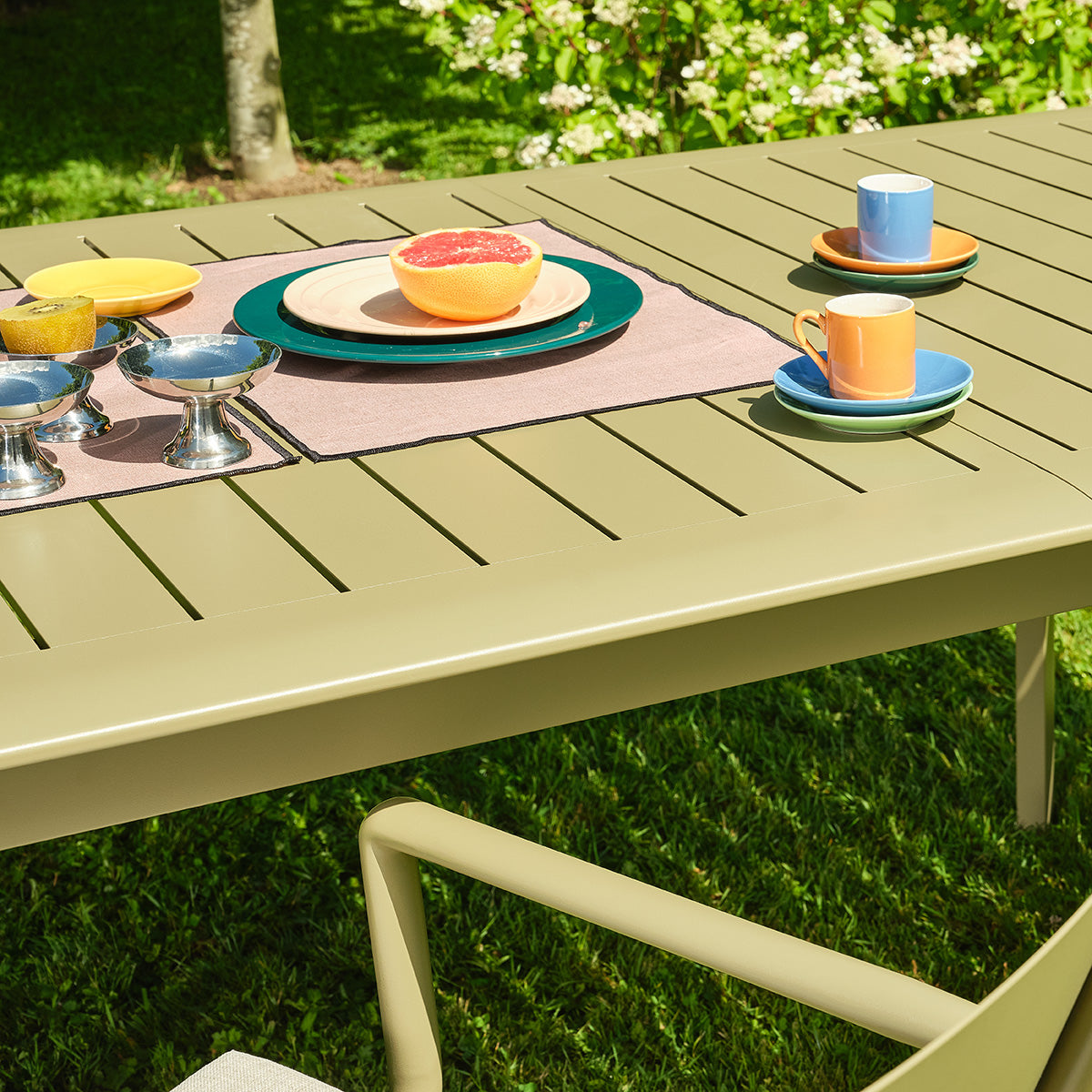 SARO - Ausziehbarer Gartentisch aus Aluminium
