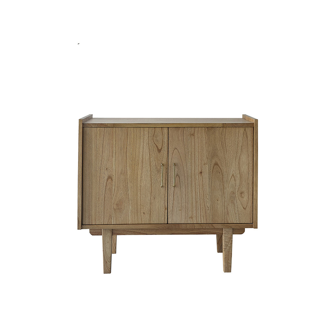 FIFTIES - Waschtischunterschrank aus massivem Mindi 90 cm