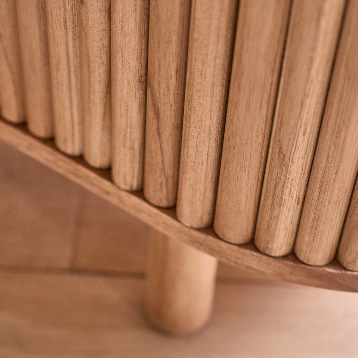 COLINE - Buffet aus massivem Teakholz 160 cm
