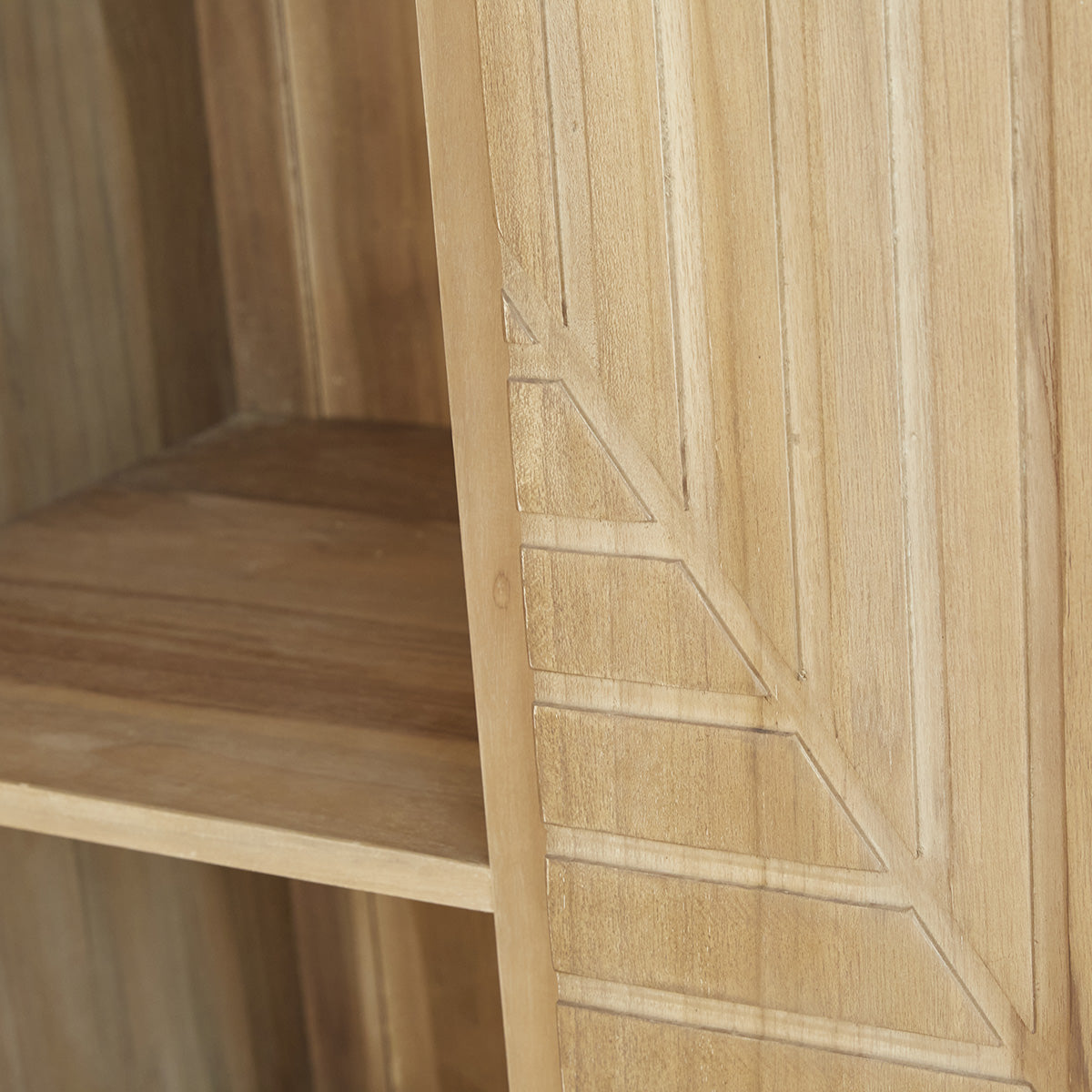 PORTLAND - Schrank aus massivem Teakholz 95 cm