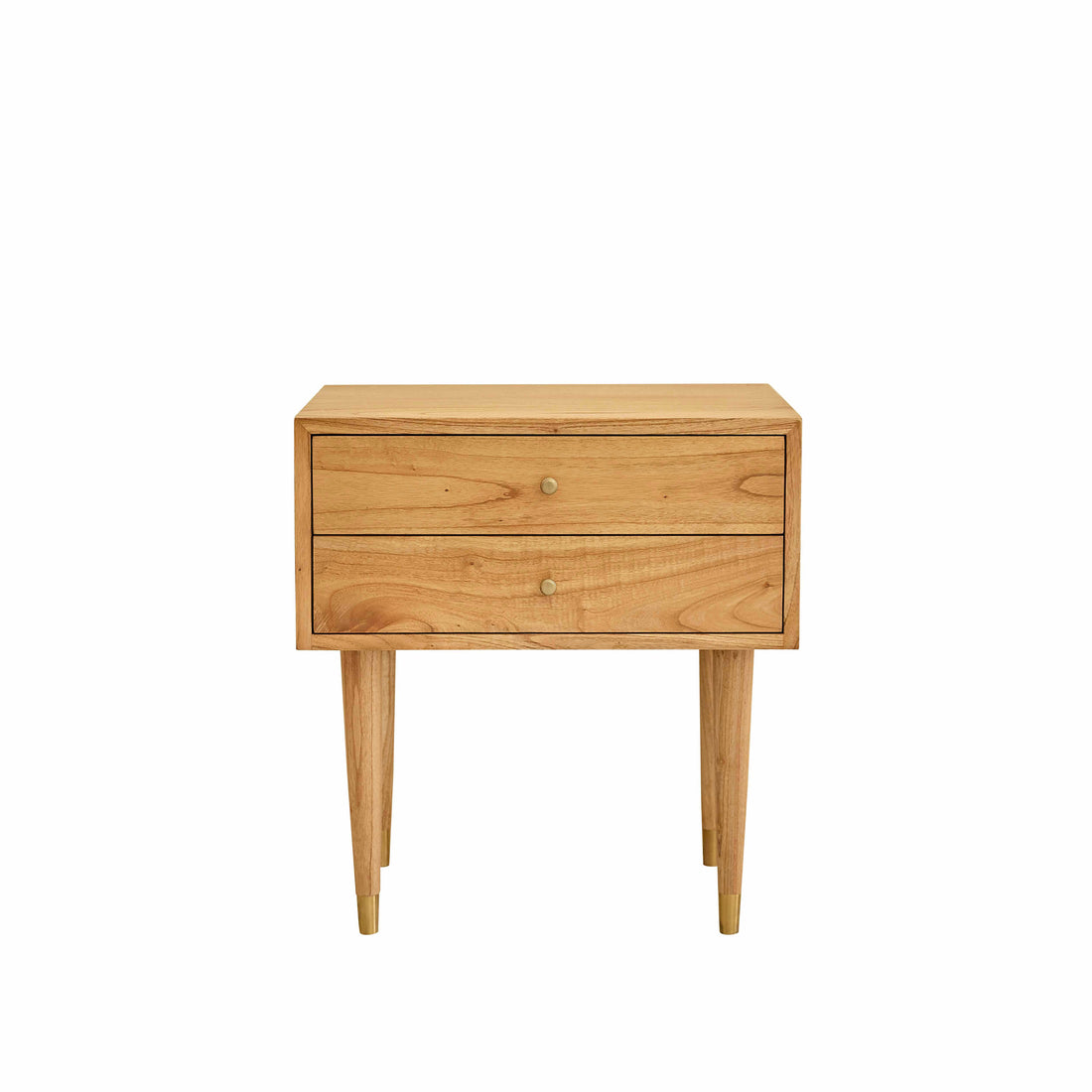 PIA - Nachttisch aus massivem Mindi 60 cm