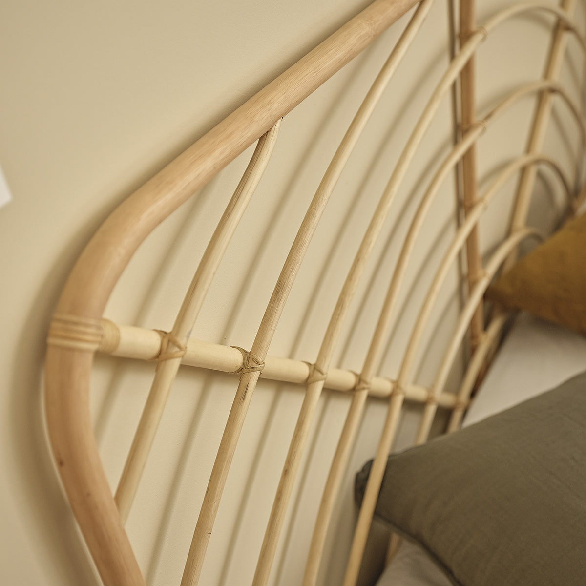 BOHO - Kopfteil aus Rattan 160 cm