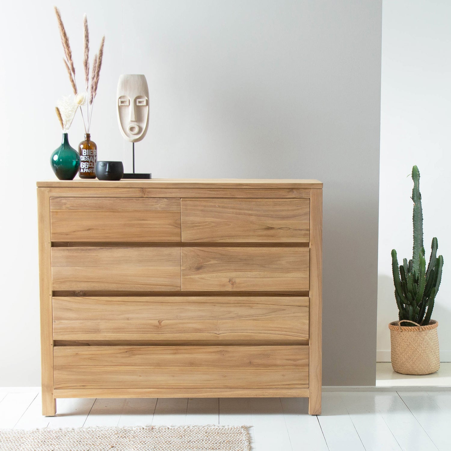 ALDO - Buffet aus massivem Teakholz 120 cm