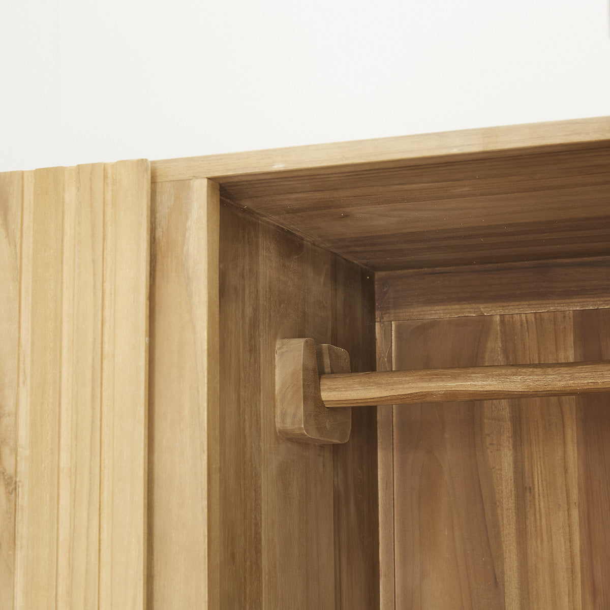 PORTLAND - Schrank aus massivem Teakholz 95 cm