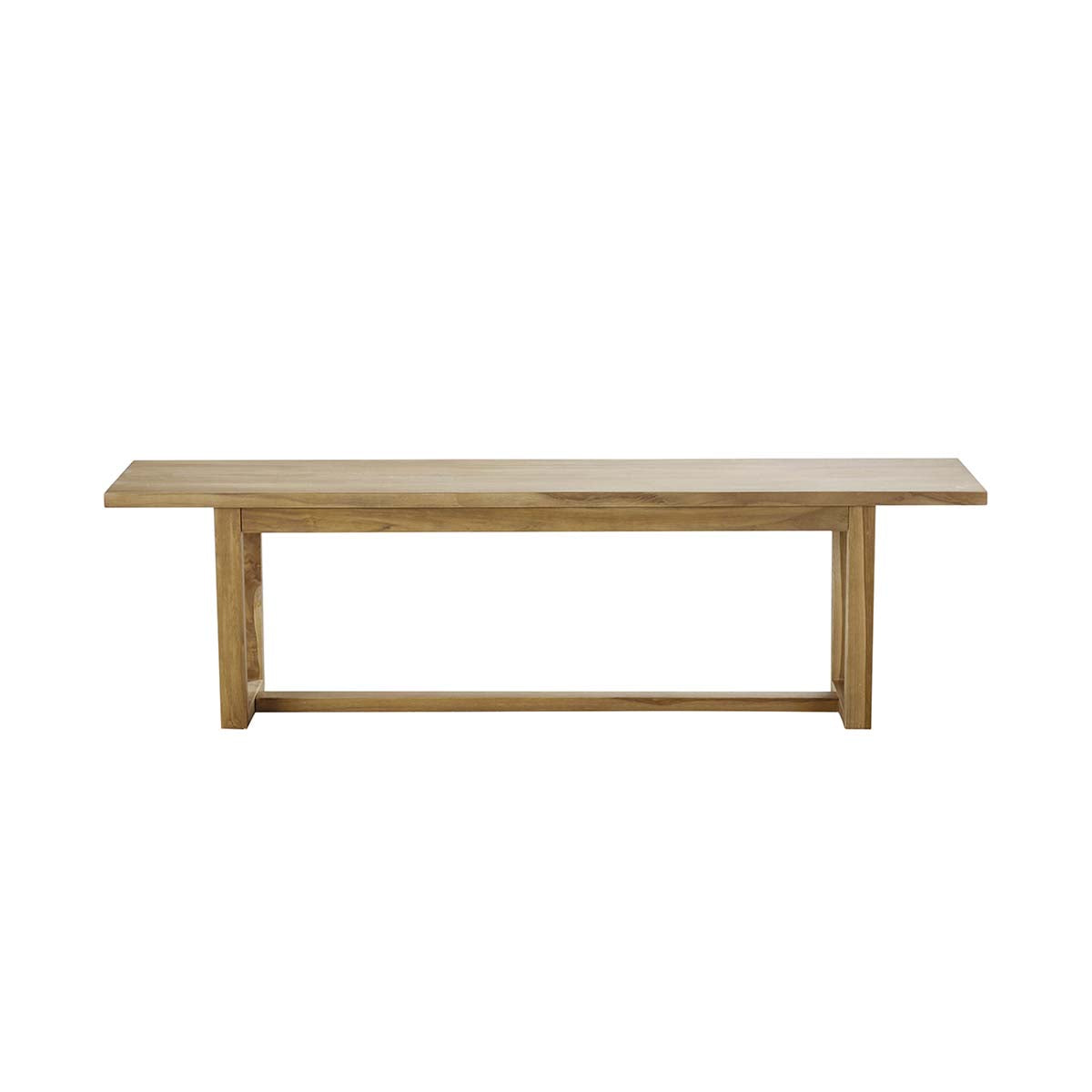 TRISTAN - Bank aus massivem Teakholz 160 cm