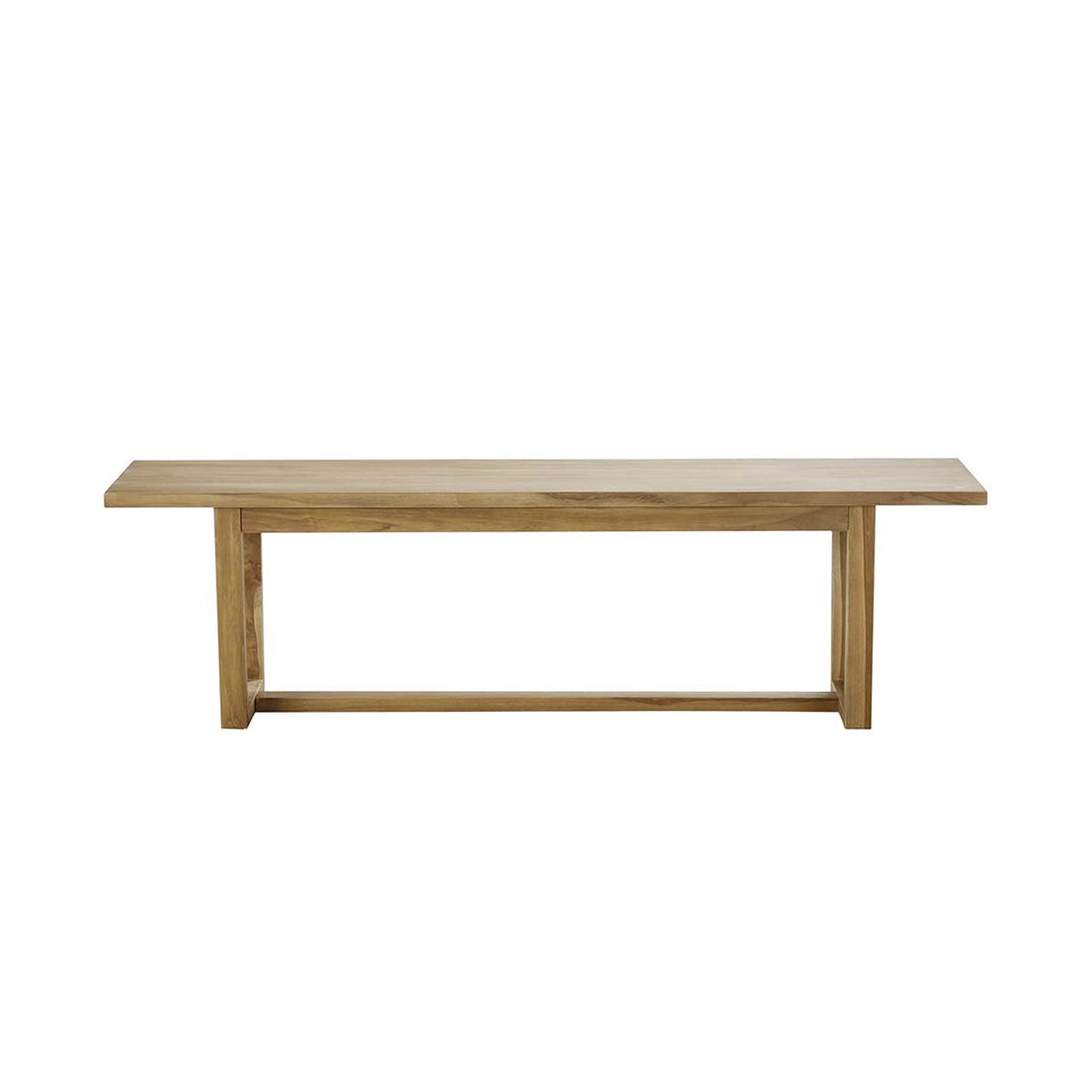 TRISTAN - Bank aus massivem Teakholz 160 cm